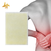 Fournisseurs chinois de patchs en gel hydrogel jaune à base de menthol, soulagement de la douleur musculaire du corps et des épaules, compresses chaudes et froides, pansements chauffants