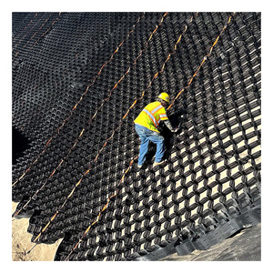 HDPE <span class=keywords><strong>geocell</strong></span> Kết cấu bề mặt tế bào <span class=keywords><strong>geocell</strong></span> cho tường chắn dốc - Product Image 1