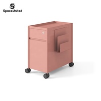 Gabinete de Almacenamiento Móvil para Oficina, Diseño Moderno SpaceUnited, Gabinete para Computadora para el Hogar y la Escuela