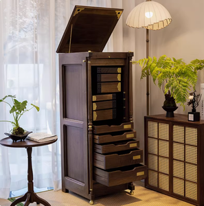 Armoire de rangement multifonctionnelle en bois massif, meuble de bureau, armoire de rangement pour bureau, armoire spécifique pour le dentaire - Product Image 6