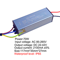 Alimentation LED 10W-100W DC22-42V IP65 Courant Constant 300-3000mA Transformateur