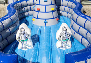Tobogán personalizado, equipo de Parque de Atracciones inflable con <span class=keywords><strong>torre</strong></span> de escalada, parque de juegos suave inflable con alta calidad - Product Image 5