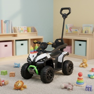 Coche de Juguete ATV Quad para Niños con Manillar de Empuje, 4 Ruedas, Plástico, Unisex, para Playa y Todoterreno, para Niños Pequeños, Niños y Niñas - Product Image 3