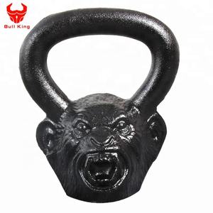 Kettlebell para levantamiento de pesas, mono de hierro fundido para gimnasio, equipo de Fitness, <span class=keywords><strong>Animal</strong></span> Monkey - Product Image 3