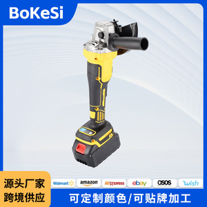 Angle Grinder 125mm Battery Powered Brushless Motor Aluminum Alloy Body Handheld <b>Electric</b> Grinder For Metal Cutting And - Product Image 5
