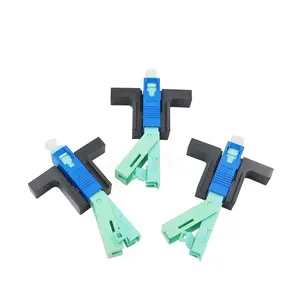 KEXINT Embedded Type FTTH SC UPC Cold Splice Telecommunication Level Fiber Optic Fast Connector