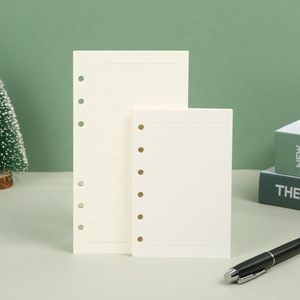Environmentally friendly paper Loose-Leaf Filler Paper 6-Hole <b>Lined</b> White Replacement Pages for <b>Notebooks</b> Students Writers - Product Image 1