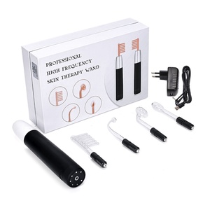 Appareil de rajeunissement de la peau portable 4 en 1 rechargeable, baguette haute fréquence, électrothérapie, appareil facial sans fil - Product Image 4