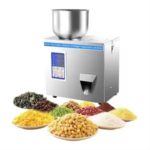 Full-automatic Table Top 1-200G Automatic Racking Vibration Weighing and Filling Machine for Powder and Granule