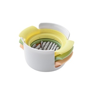 Accesorios de Cocina, Cortador de Fresas 3 <span class=keywords><strong>en</strong></span> 1, Cortador de Huevos, Apto para Lavavajillas y <span class=keywords><strong>Microondas</strong></span>, Portátil - Product Image 1