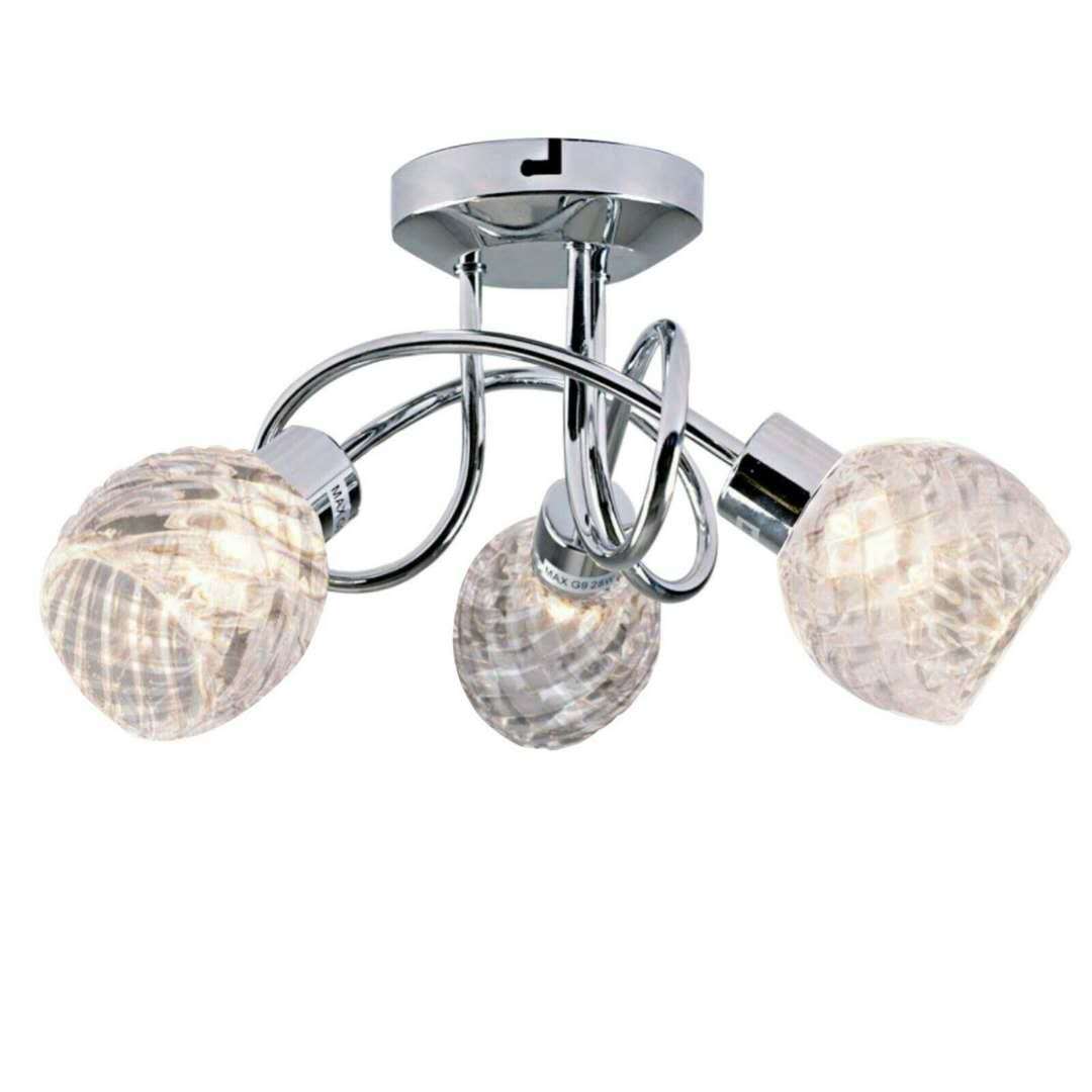 Nordic Modern Creative LED Iron & Acrylic Ceiling Light Home Decoration Kitchen Bed Living Room Chandelier 3 Ways Lamp