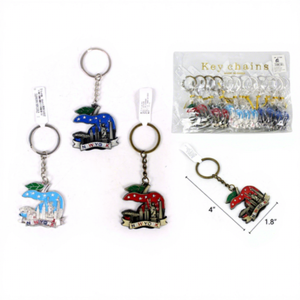 Portachiavi New York 4 Pollici, 300 Pezzi, 25DZ/CS, Modello 88102, Eleganti e Resistenti per Uso Quotidiano - Product Image 1