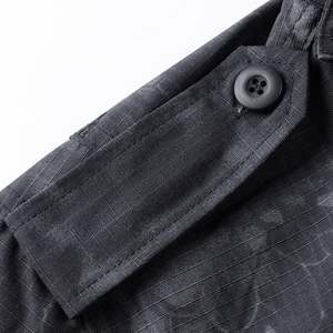 Đen <span class=keywords><strong>Python</strong></span> ngụy trang chiến đấu đồng phục thiết lập trong ACU phong cách, khó khăn 230g/m² TC 65/35 Ripstop vải áo khoác và quần cho sử dụng ngoài trời - Product Image 3