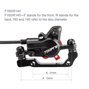 Toopre Hydraulic Disc Brake Set für Kinder fahrräder BMX Road Bicycles Cruisers; für MTB Frenos De Bicicleta Zubehör - Product Image 5