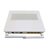 Peralatan Fiber Optik GPON ONU HG8546M Bekas 4-Port WiFi RJ45 SC 12V DC Terminal Jaringan Optik untuk ISP Broadband Rumah