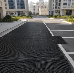 Césped Sintético para Jardín, Parque Infantil y Campo de Fútbol, Instalación de Celdas de Drenaje Tipo Panal de Abeja de 30 mm de Espesor, 500*500 por Pieza - Product Image 4