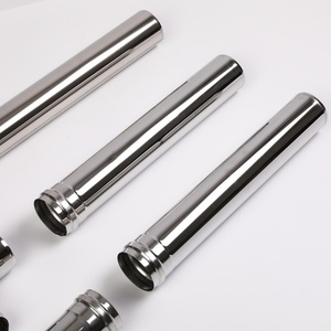 Kit de tuyau de <span class=keywords><strong>cheminée</strong></span> pour poêle à granulés à revêtement haute température noir, <span class=keywords><strong>installation</strong></span> facile, tuyau de ventilation flexible de 80 mm - Product Image 4