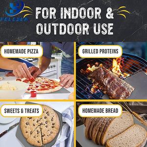 <span class=keywords><strong>Pala</strong></span> para Pizza Extra Grande de Acero Inoxidable de 12 Pulgadas, Apta para Alimentos, con Mango Plegable Cómodo para Transferir Pizza al Horno - Product Image 6