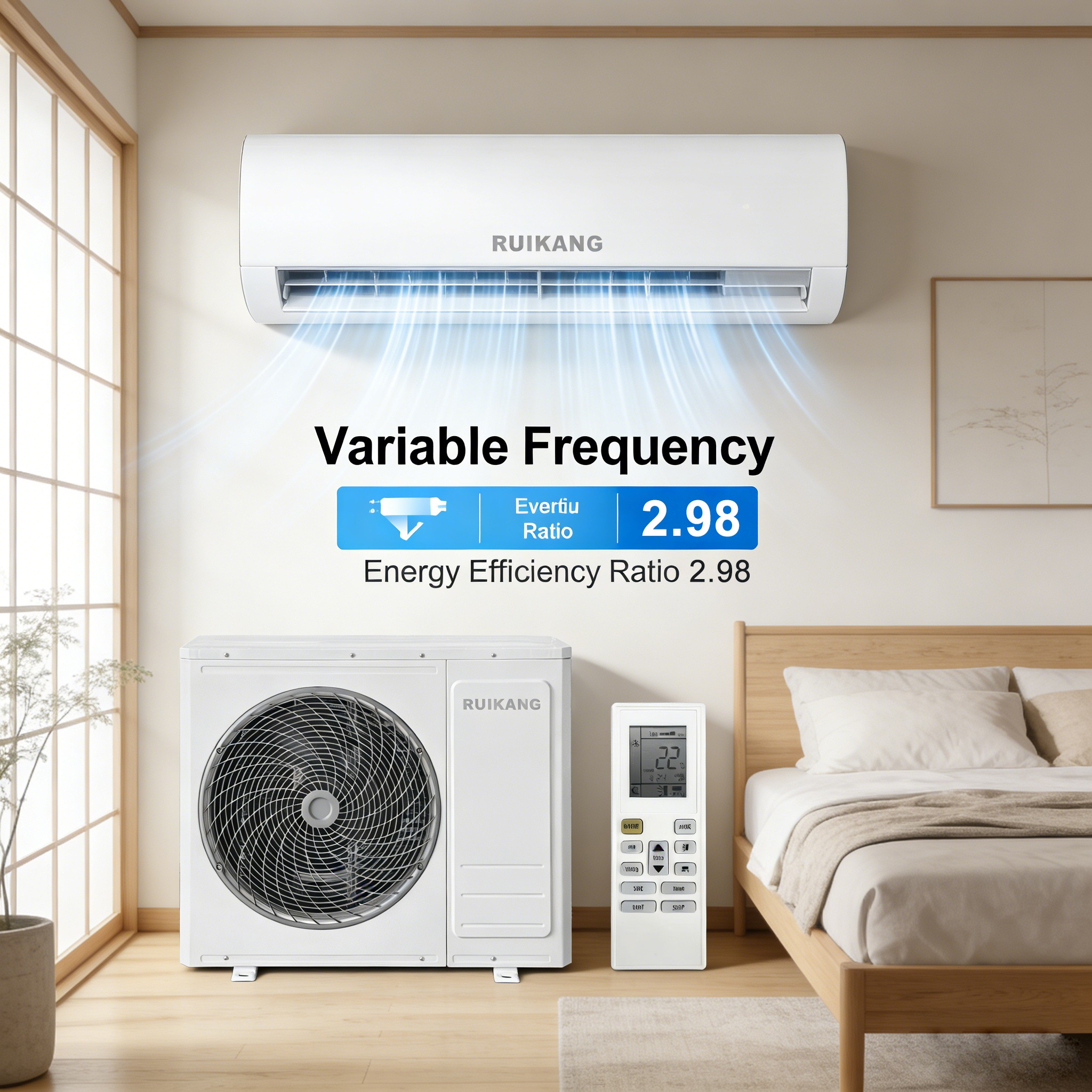 <strong>2026</strong> Newest Inverter Air Conditioner Energy Saving Fast Cooling with Superior Compressor 9000btu <strong>to</strong> 24000btu