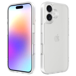 FGX casing ponsel TPU keras transparan, casing ponsel cerdas PC TPU keras transparan dengan pelindung layar tahan guncangan bening dan tas OPP untuk 17 - Product Image 2