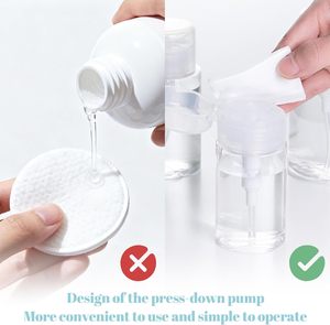 Transparent Plastic Cosmetic Packaging Facial Toner Makeup Water <b>Bottle</b> New Material 120 150 200 300ML Spot Pet Lotion - Product Image 4