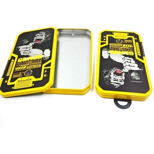 Caja Rectangular de Hojalata Reciclable con Impresión Personalizada para Empaque de Pantallas de Teléfono, Caja Metálica Vacía con Laminado Brillante - Product Image 1