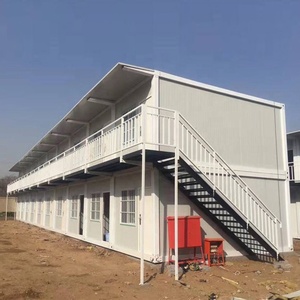 Phong Cách Mới Xách Tay Hai-Tầng Modular Đúc Sẵn Thép Container Nhà Phẳng Gói Container Được Sử Dụng Như Văn Phòng - Product Image 6
