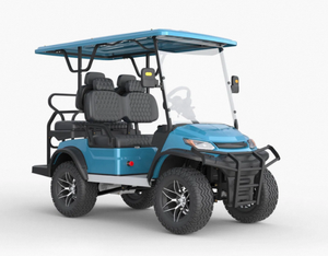 Cubierta Impermeable para Carro de Golf Eléctrico de Acero al Carbono Duradero de Alta Calidad, 4 Plazas, Batería de Litio de 48V para Transporte Eficiente de Carga, 30 km/h - Product Image 1