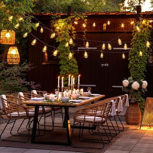 Solar al aire libre en iluminación de vacaciones jardín alimentado Led Edison bombilla Cadena de luz - Product Image 2