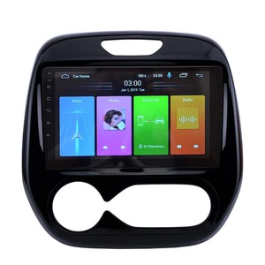 Vente en gros de lecteurs DVD de voiture multimédias avec écran tactile GPS, navigation, autoradio et CarPlay pour Captur CLIO 2011-2016 - Product Image 1
