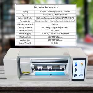 Protector de pantalla de <span class=keywords><strong>silicona</strong></span> para cortador, película de <span class=keywords><strong>hidrogel</strong></span> TPU transparente y brillante de alta calidad - Product Image 5