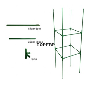 <b>Garden</b> Plant Support Frame Square Tomato Cages - Product Image 6