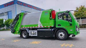 Nuevo Camión de Basura Eléctrico Shacman 8CBM, Camión de Recolección de Residuos 4x2 con Elevador Trasero de Contenedores - Product Image 2