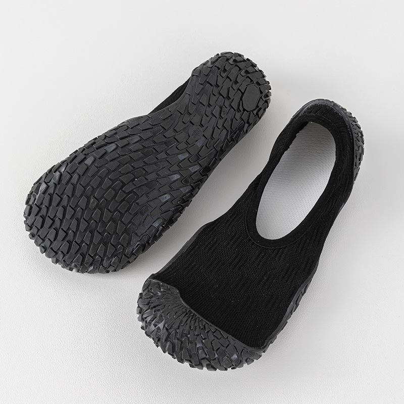 Semelle antidérapante requin dentelée noir graphite