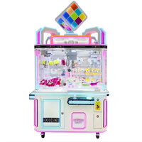 Vente chaude Arcade Station Distributeur Automatique Griffe Clips Équipement De Jeu 4 Joueurs À Monnaie Poupée Machine Grue Griffe Machine