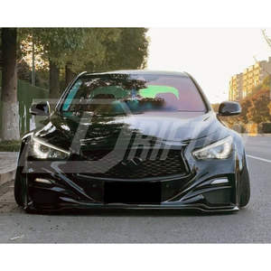 Parachoques Delantero de Fibra de Carbono Estilo Impul 537S para Infiniti Q50 2013-2024 - Product Image 1