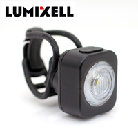 Luz LED Trasera para Bicicleta Súper Brillante de 200 Lúmenes, Luz Blanca y Roja para Ciclismo Nocturno, Lámpara Intermitente de Seguridad, Recargable por USB, Impermeable IPX4