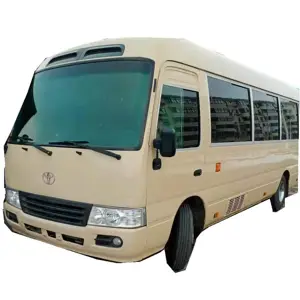Bus transport verwendet To-Yo-Ta Coaster Gebraucht Minibus mit 23 Passagiers itzen Tour Bus Luxus