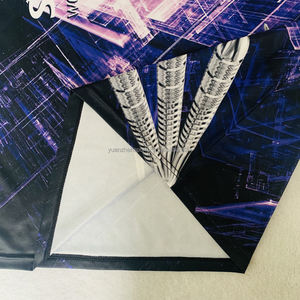 Nuovo Design sublimazione stampa freccette Polo con Zip - Product Image 5