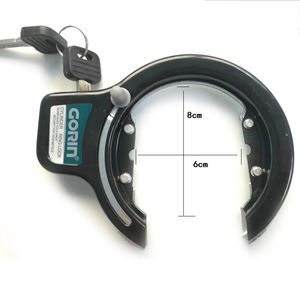 Antivol de vélo vintage en acier inoxydable 304, design en forme de <span class=keywords><strong>pince</strong></span> à épiler pour vélo de montagne et de ville - Product Image 4