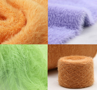 SALUD 100% Nylon Imitation Nerz Haargarn Weiche flauschige dünne Feder Benutzer definierte 0,9 cm lockige 1,3 cm 2,0 cm haarige Strick webgarn