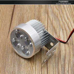 ไฟสปอร์ตไลท์ภายนอกแบบ LED 4 เม็ด 10000 ลูเมน 100 วัตต์ สำหรับยานยนต์ไฟฟ้าและรถจักรยานยนต์ - Product Image 1