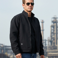 Veste décontractée personnalisable pour homme, printemps, en polyester délavé, imperméable, coupe-vent, avec fermeture éclair, anti-rayures, chaude et anti-humidité