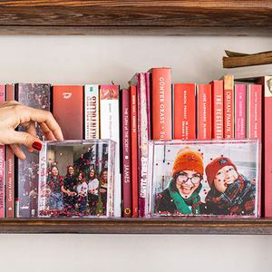 <span class=keywords><strong>2022</strong></span> fille enfants Souvenir artisanat rose flottant paillettes acrylique cadre Photo 4x6 décoratif PS plastique cadre Photo - Product Image 6