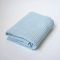 Couverture pour bébé gaufré 100% coton, couverture d'emmaillotage pour nouveau-nés, vente en gros
