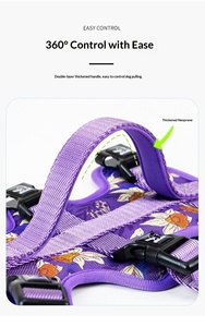 <span class=keywords><strong>Harness</strong></span> Anjing OEM Pabrik, Rompi Anjing Bahan Nylon 6-segmen, Dapat Disesuaikan, Anti Selip, Tanpa Tarikan, <span class=keywords><strong>Harness</strong></span> Anjing Terbaik Harga Pabrik Versi Terbaru - Product Image 6