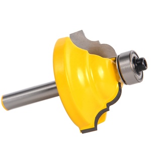 Clásica Roman Ogee <span class=keywords><strong>Router</strong></span> <span class=keywords><strong>Bits</strong></span> Cortador de moldeo de madera Doble perfil Ogee Ribete Moldura Rodamiento Guiado-Vástago de 1/4" - Product Image 4