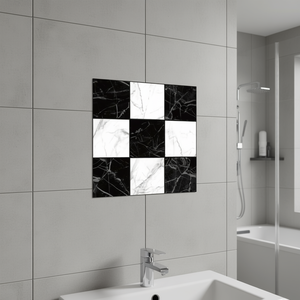 Adesivi per Piastrelle Homeera, Set Quadrato Multi-Pezzo Riutilizzabile, Decorazione Murale Moderna per Casa - Product Image 2