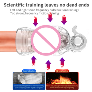 قضيب مضخة الانتصاب التدريب تعزيز كم الكبار المدرب توسيع ألعاب الجنس أكبر للرجال الاستمناء الذكور - Product Image 4
