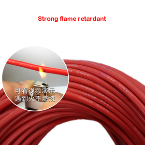 1 mètre de fil en silicone souple 8AWG 10AWG 12AWG 14AWG 16AWG 18AWG 20AWG câble en gel de silice résistant à la chaleur en cuivre standard américain flexible - Product Image 2
